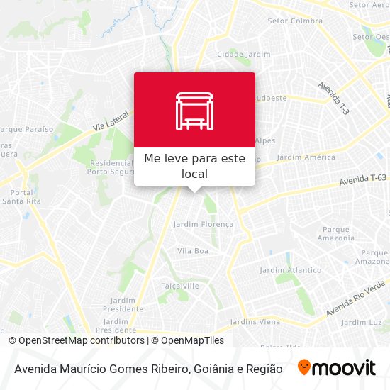 Avenida Maurício Gomes Ribeiro mapa