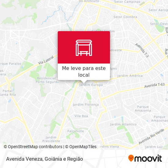 Avenida Veneza mapa