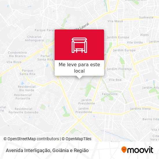 Avenida Interligação mapa