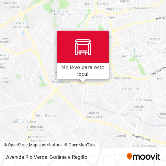 Avenida Rio Verde mapa