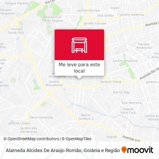 Alameda Alcides De Araújo Romão mapa