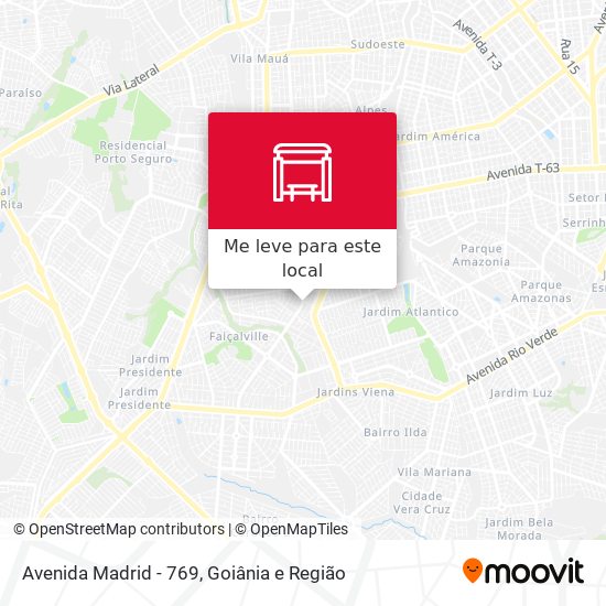 Avenida Madrid - 769 mapa
