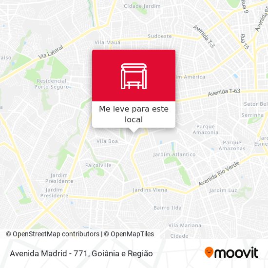 Avenida Madrid - 771 mapa