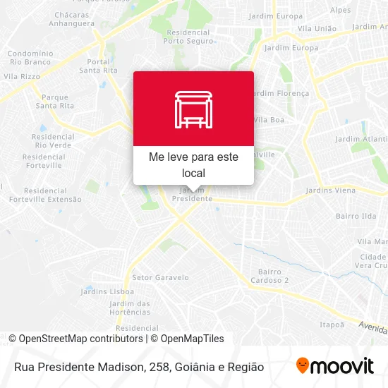 Rua Presidente Madison, 258 mapa