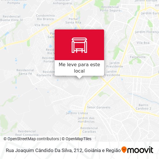 Rua Joaquim Cândido Da Silva, 212 mapa