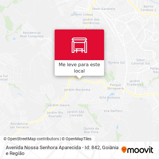 Avenida Nossa Senhora Aparecida - Id: 842 mapa