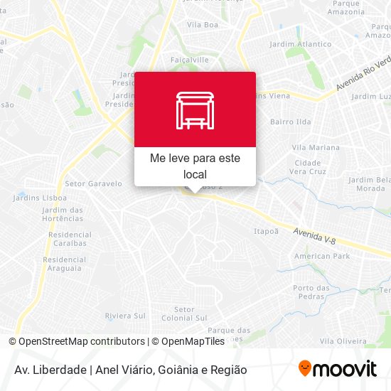 Av. Liberdade | Anel Viário mapa