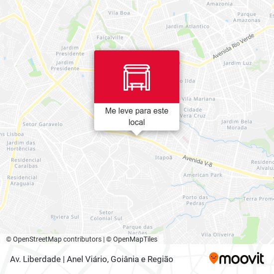 Av. Liberdade | Anel Viário mapa