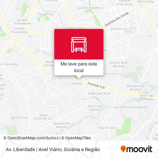 Av. Liberdade | Anel Viário mapa