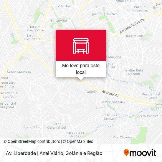 Av. Liberdade | Anel Viário mapa