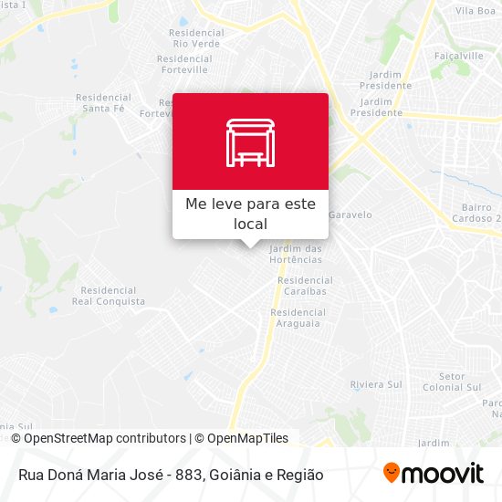 Rua Doná Maria José - 883 mapa