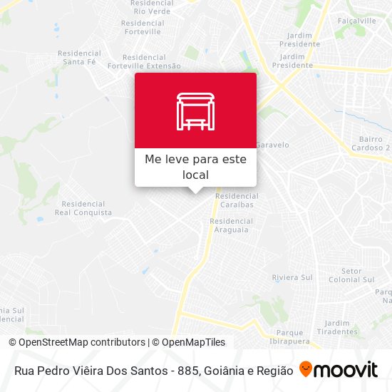 Rua Pedro Viêira Dos Santos - 885 mapa