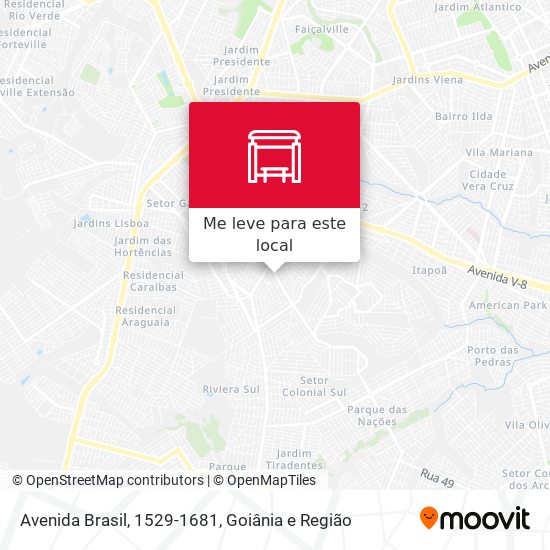 Avenida Brasil, 1529-1681 mapa