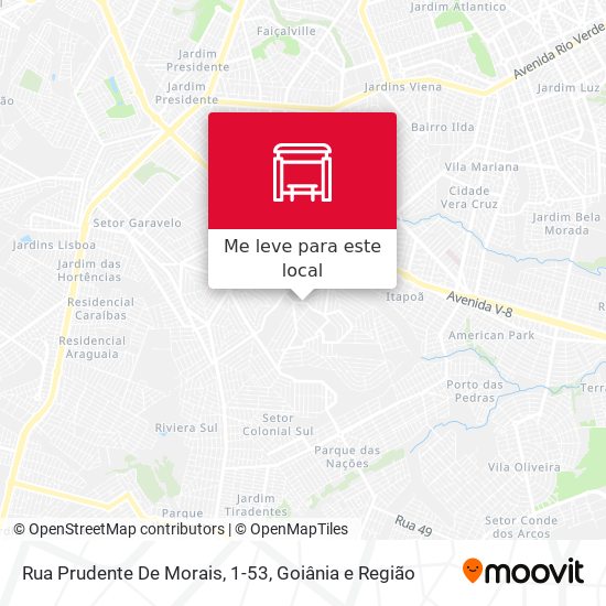 Rua Prudente De Morais, 1-53 mapa