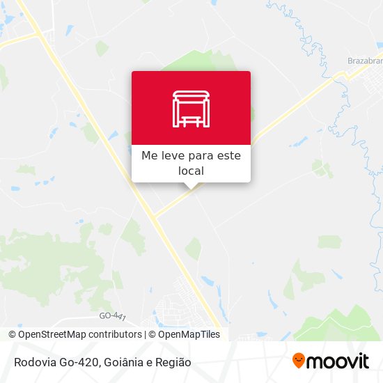 Rodovia Go-420 mapa