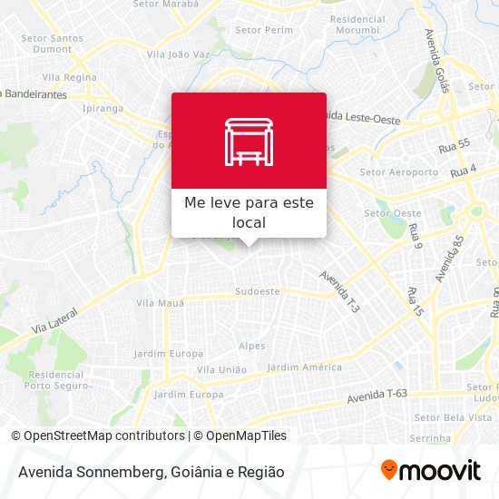 Avenida Sonnemberg mapa