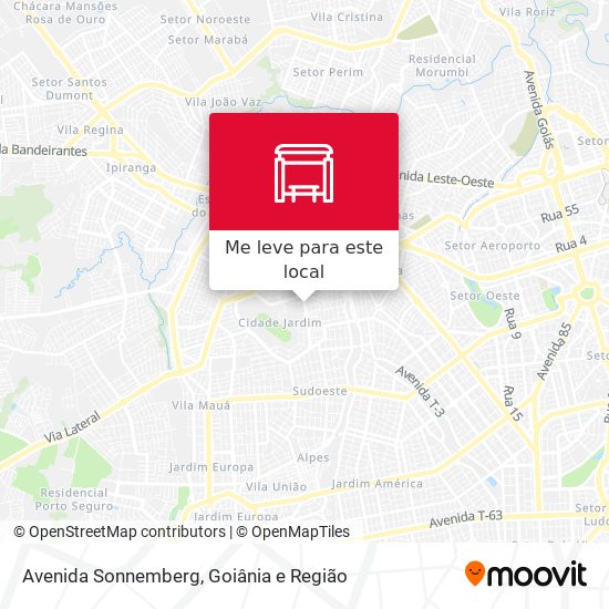 Avenida Sonnemberg mapa