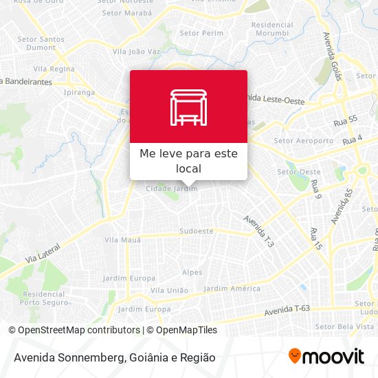Avenida Sonnemberg mapa