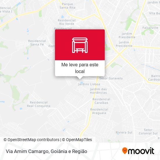 Via Amim Camargo mapa