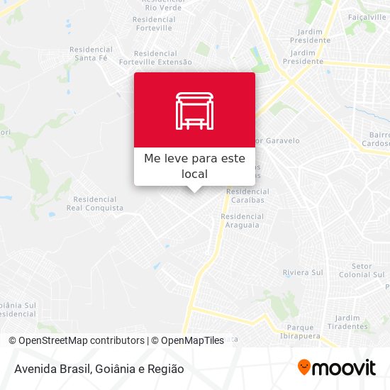 Avenida Brasil mapa