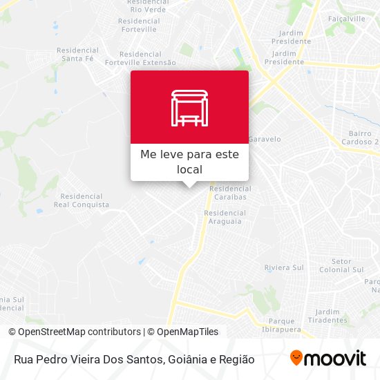 Rua Pedro Vieira Dos Santos mapa