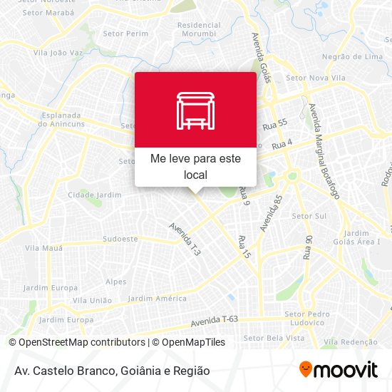 Av. Castelo Branco mapa