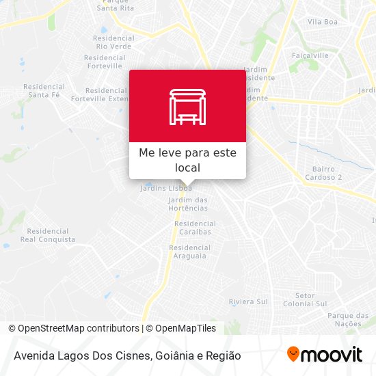 Avenida Lagos Dos Cisnes mapa