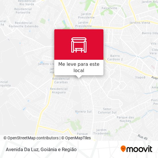 Avenida Da Luz mapa
