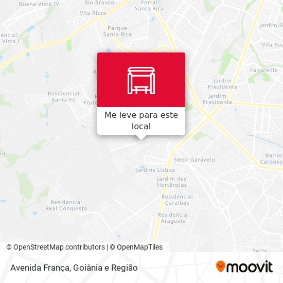 Avenida França mapa