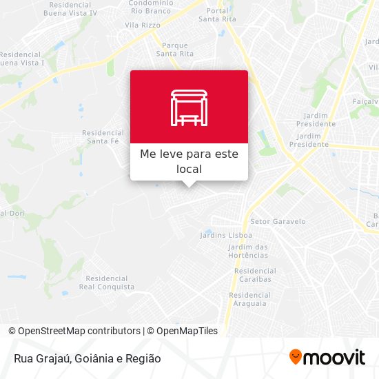Rua Grajaú mapa