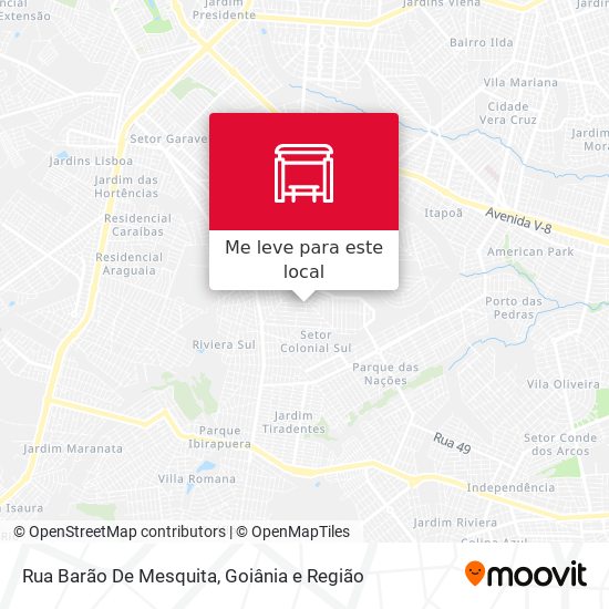 Rua Barão De Mesquita mapa