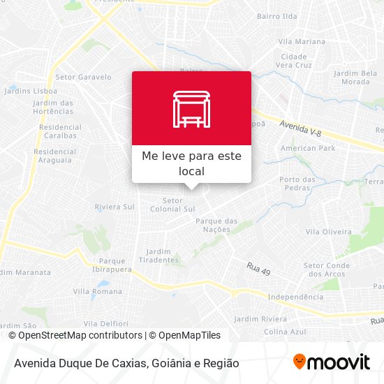 Avenida Duque De Caxias mapa