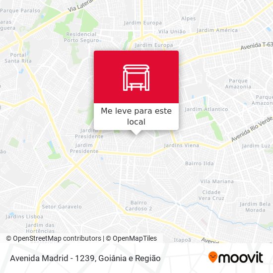 Avenida Madrid - 1239 mapa