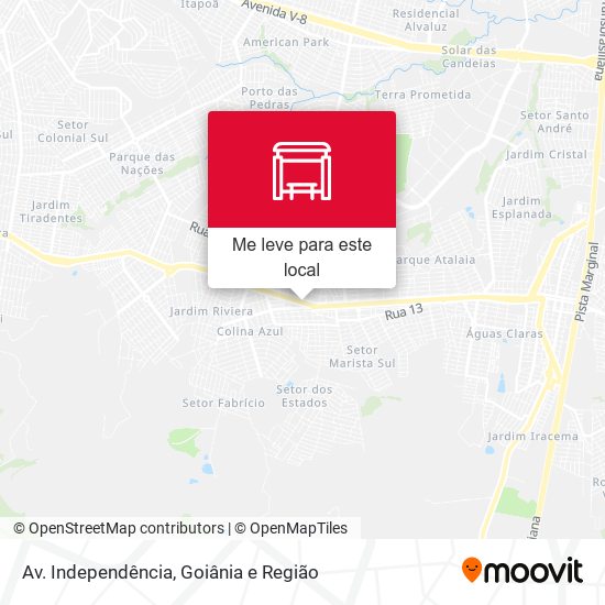 Av. Independência mapa