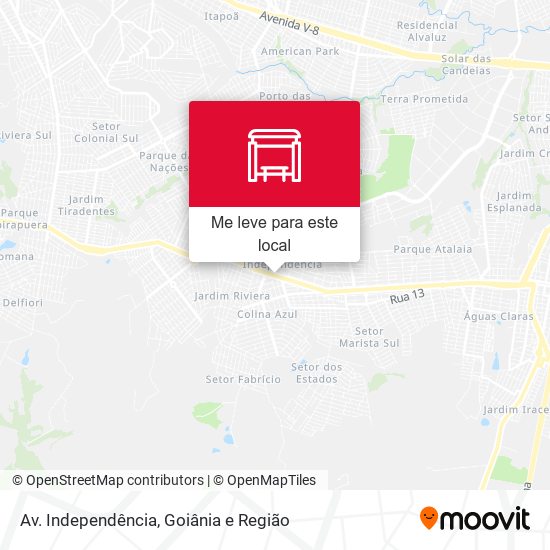 Av. Independência mapa
