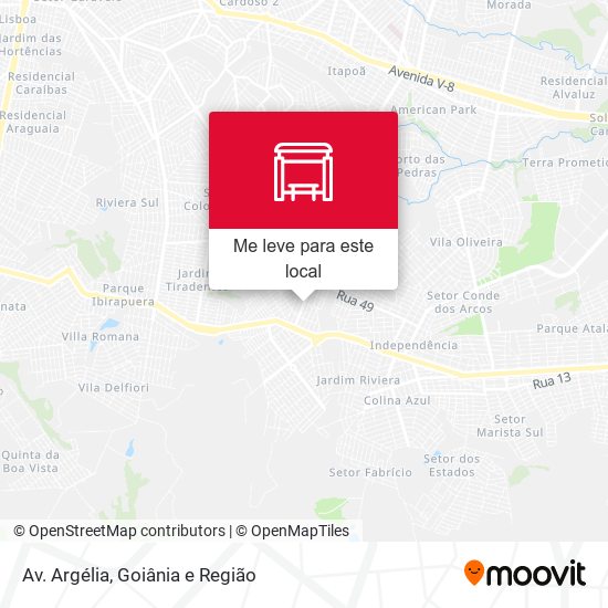 Av. Argélia mapa