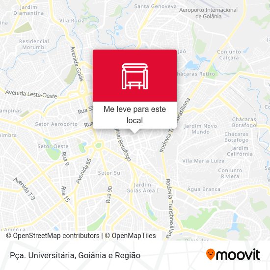Pça. Universitária mapa