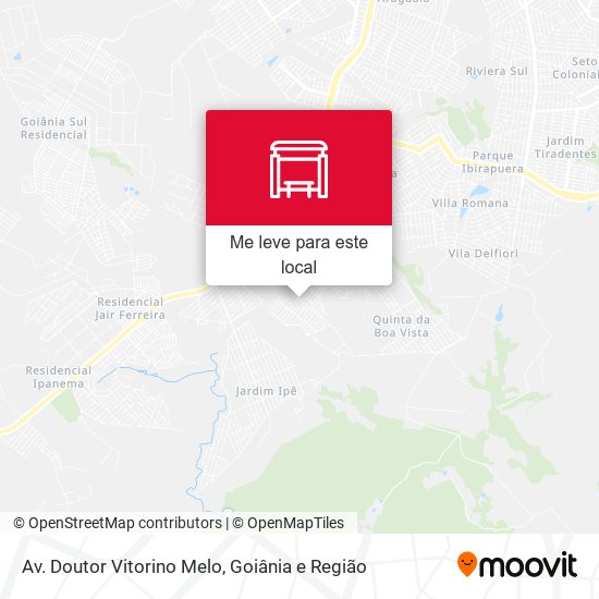 Av. Doutor Vitorino Melo mapa