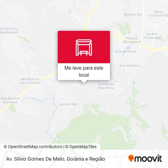 Av. Silvio Gomes De Melo mapa