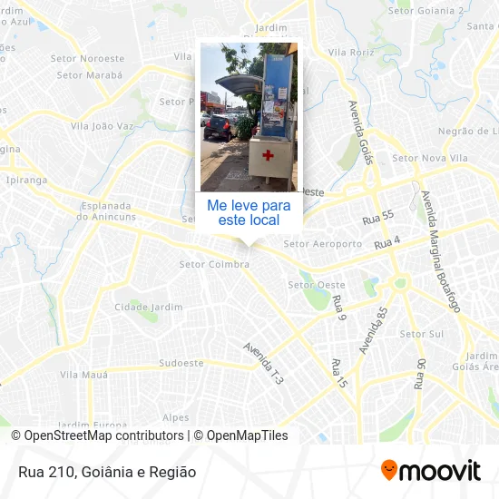 Rua 210 mapa