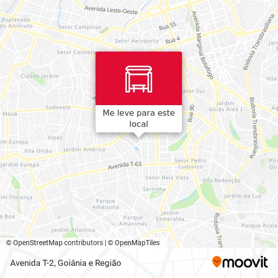 Avenida T-2 mapa