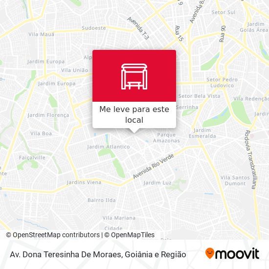 Av. Dona Teresinha De Moraes mapa