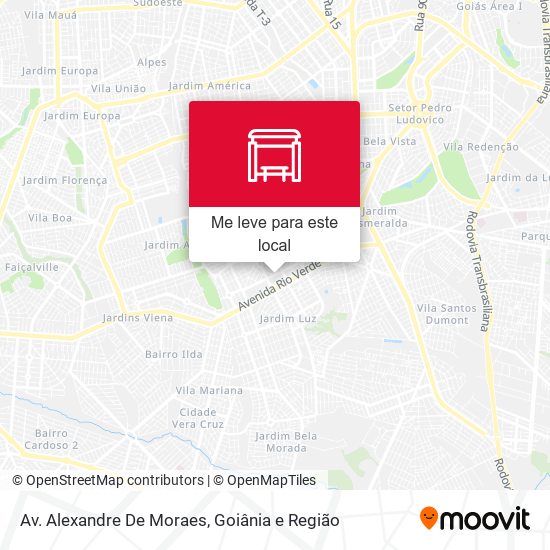 Av. Alexandre De Moraes mapa