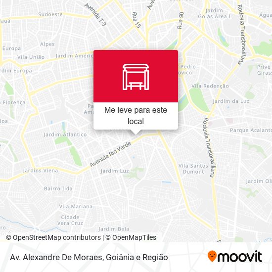 Av. Alexandre De Moraes mapa