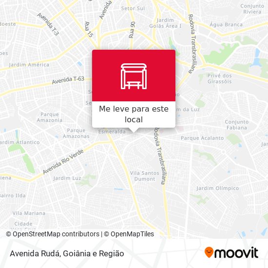 Avenida Rudá mapa