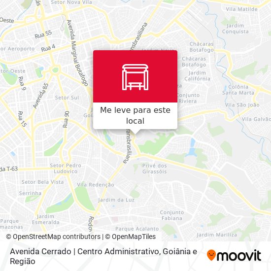 Avenida Cerrado | Centro Administrativo mapa
