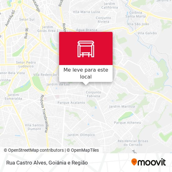 Rua Castro Alves mapa