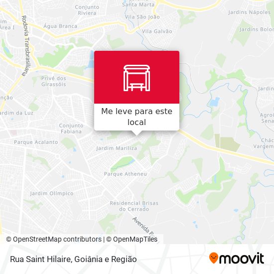 Rua Saint Hilaire mapa