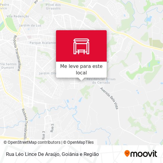Rua Léo Lince De Araújo mapa
