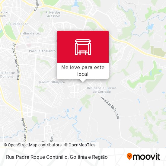 Rua Padre Roque Continillo mapa